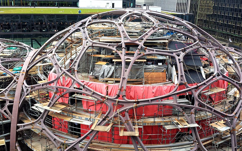 Amazon Spheres Construction Engineering