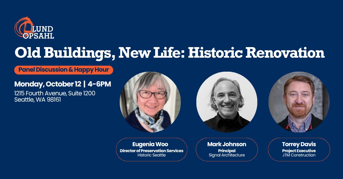Old Buildings, New Life: A Historic Renovation Panel